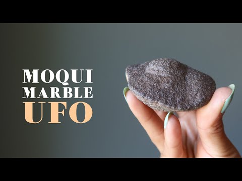 moqui marble ufo stone video
