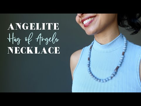 angelite necklace video