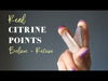 video on real citrine points