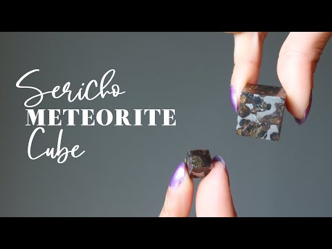 video on sericho meteorite cube