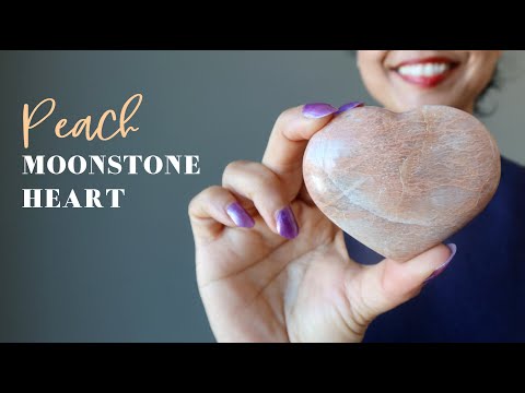peach moonstone heart video
