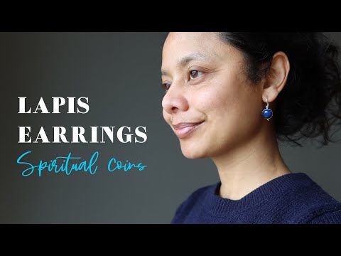 video featuring lapis lazuli earrings