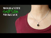 youtube video on moldavite necklace