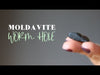 video featuring moldavite stone