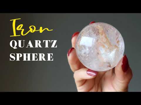 youtube video on iron quartz crystal ball