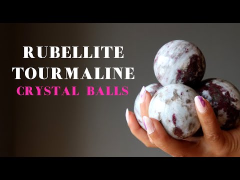 rubellite tourmaline sphere youtube video