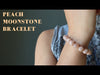 youtube video of peach moonstone bracelet