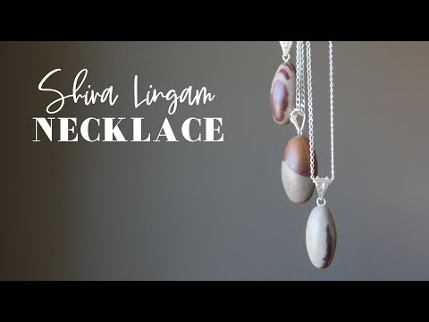 shiva lingam necklace video