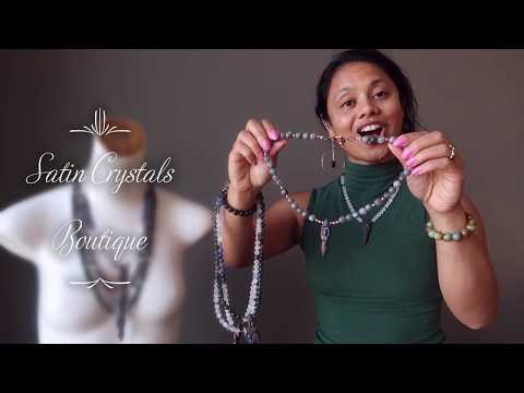 video on labradorite goddess necklace