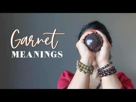 Garnet Meanings, Uses & Healing Properties video