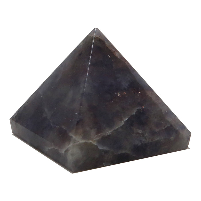 Iolite Pyramid Wealth and Victory Blue Universal Abundance Stone