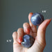 iolite spheres in hand