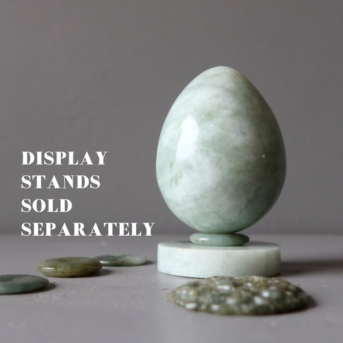 Serpentine Egg Jewel of Luck Fortune Afghanistan Jade Green Stone