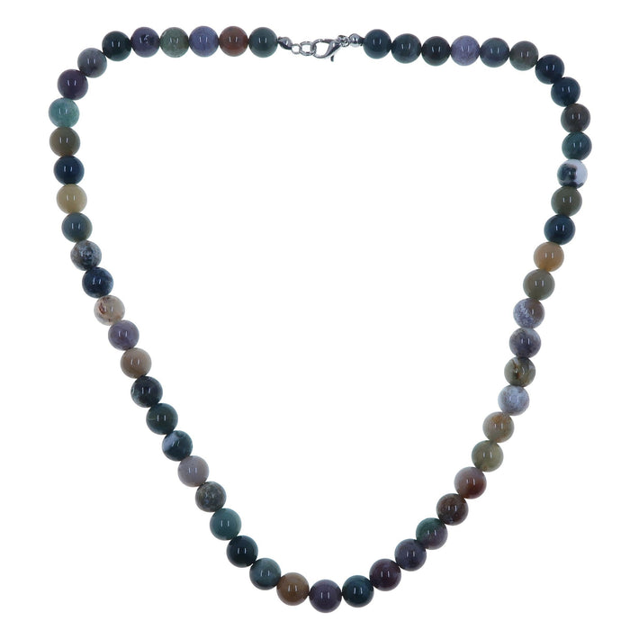 Earth Colors Round Bead Jasper Necklace