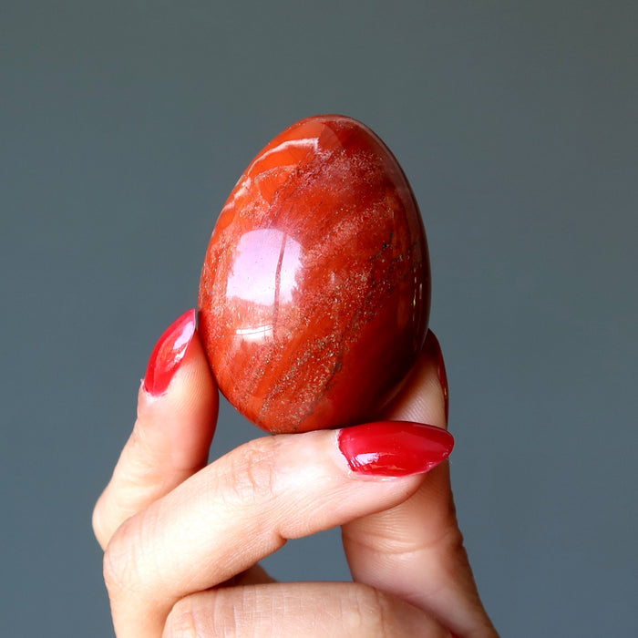 Red Jasper Egg What's Cooking Bright Idea Visions Stone