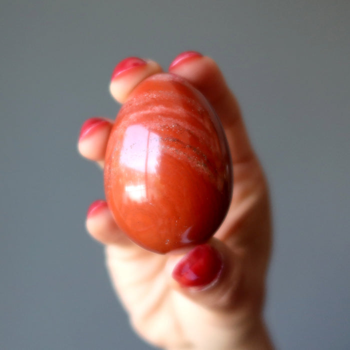 Red Jasper Egg What's Cooking Bright Idea Visions Stone