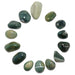 14 Green Jasper Tumbled Stones