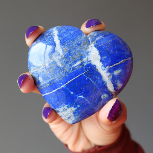 lapis  lazuli heart