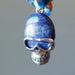 lapis lazuli skull pendant
