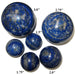 royal afghan lapis spheres in different sizes