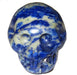 lapis lazuli carved skull stone