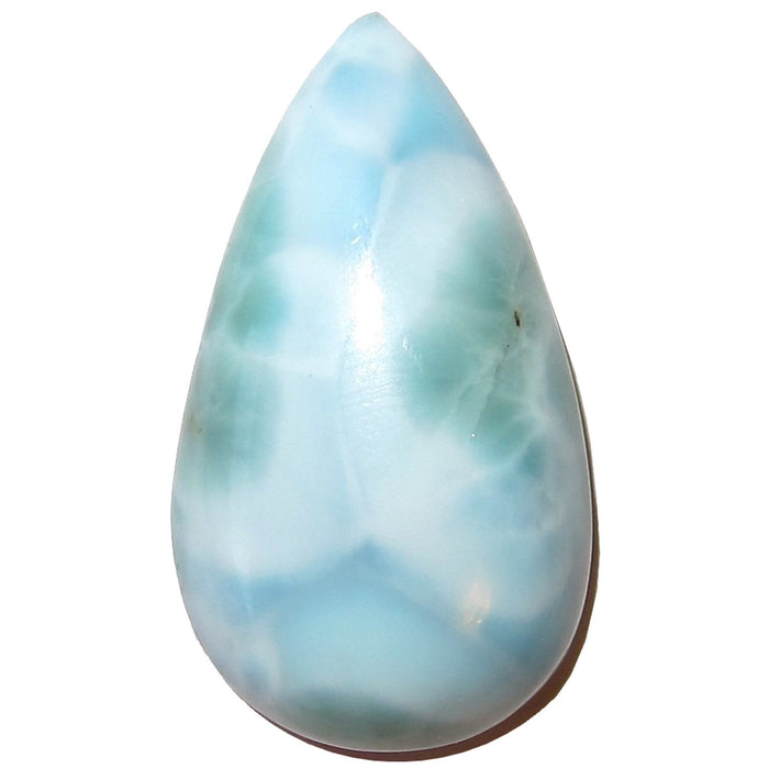 Larimar Cabochon Save the World Blue Teardrop Crystal