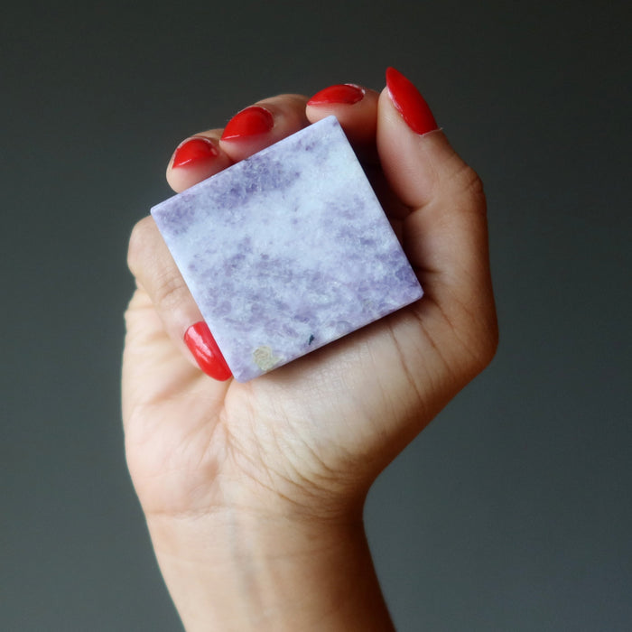 Lepidolite Cube Spiritual Superpower Stone Meditation