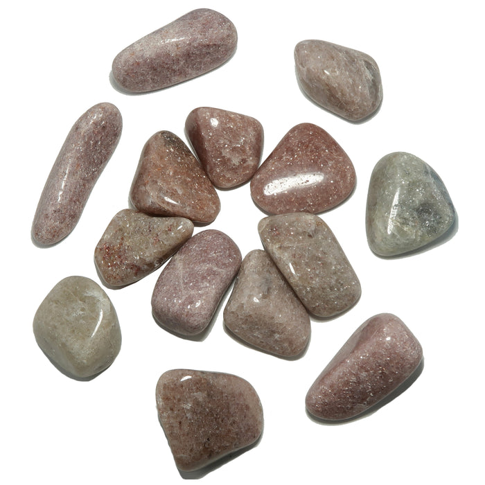 Lepidolite Tumbled Stones Hello Healing Purple Gemstones