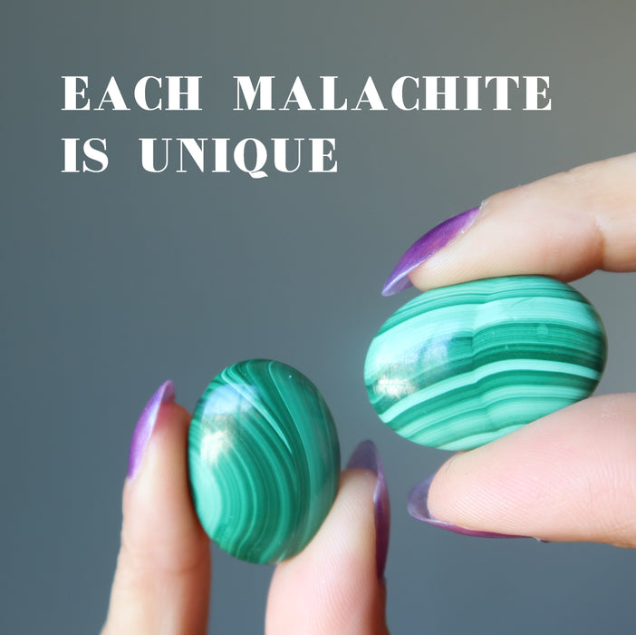 Malachite Cabochon Elite Energy Oval Green Gemstone