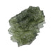 green raw moldavite hedgehog tektite