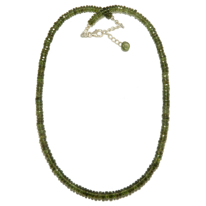 Moldavite Necklace Queen of the Galaxy Faceted Royal Gemstones