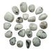set of 21 moonstone tourmaline tumbled stones