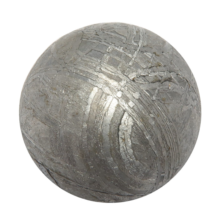 silver muonionalusta meteorite sphere