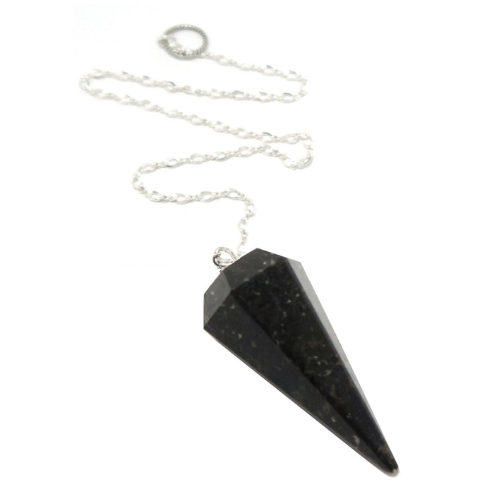 Nuummite Pendulum Life Mysteries Revealed Black Crystal