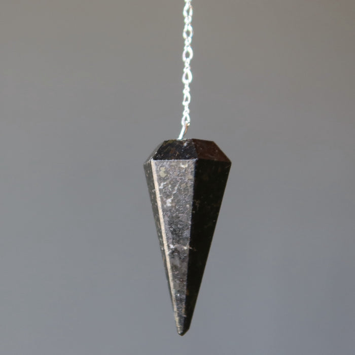 Nuummite Pendulum Life Mysteries Revealed Black Crystal