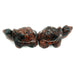 Mahogany Obsidian Turtle Set of 2 Longevity Protection Stone Pair 