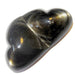Gold Sheen Obsidian double hearts