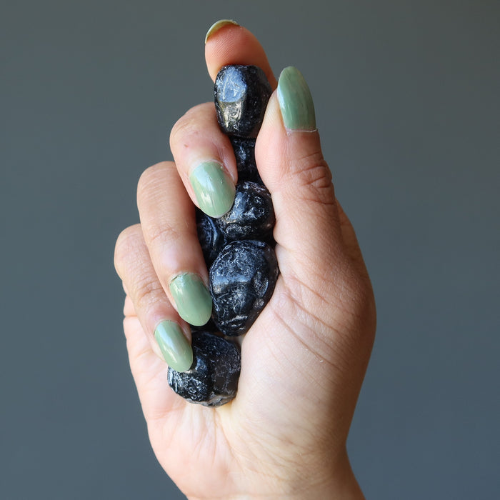 Apache Tear Obsidian Raw Set Mourning Grief Stones