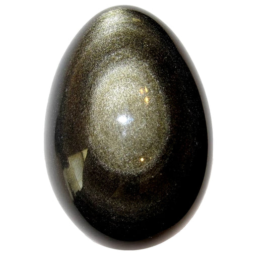 gold sheen obsidian egg