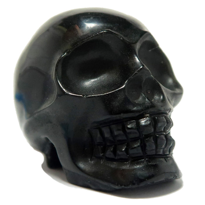 Black Obsidian Skull You Can't Get Past Me Protective Crystal