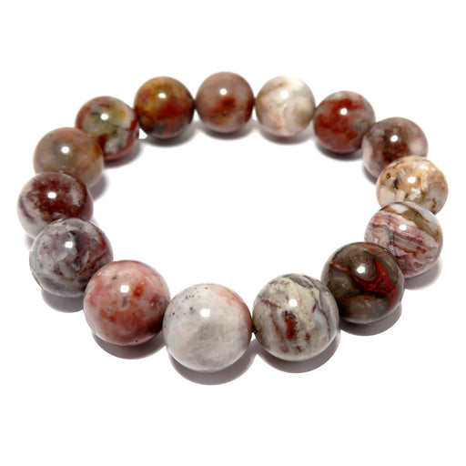  multi-colored pietersite stretch bracelet, beaded with genuine round gemstones. handmade in the satin crystals jewelry studio.