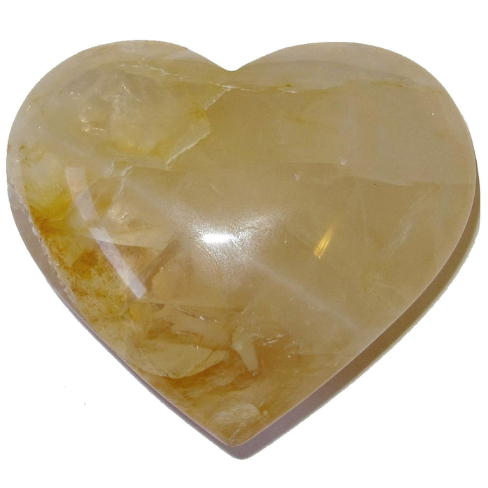 Golden Milky Hematoid Quartz Heart