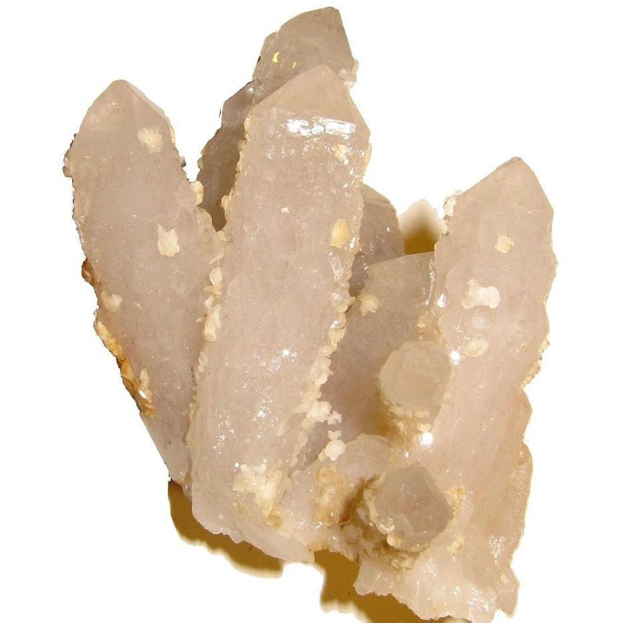raw white quartz cluster