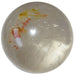 clear flame quartz sphere 