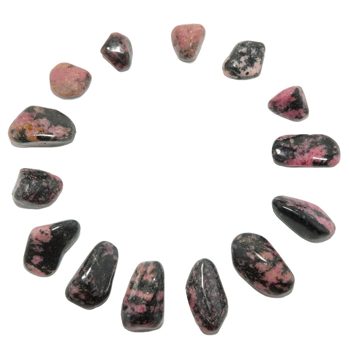 Rhodonite Tumbled Stones My Social Circle Pink Love Crystal