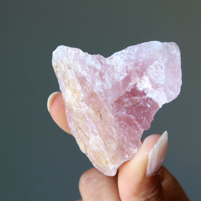 Rose Quartz Raw Crystal Set True Love Rocks Pink Stones