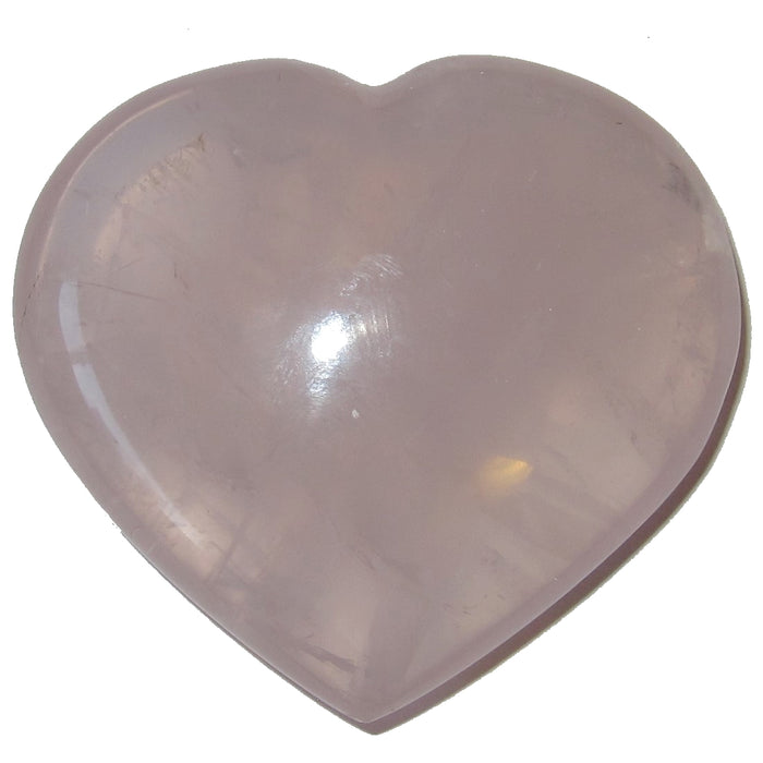 Rose Quartz Heart Love Crystal Best Power Romance Clear Pink Stone