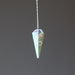 ruby fuchsite pendulum on sterling silver chain