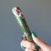 holding ruby zoisite tapered massage wand