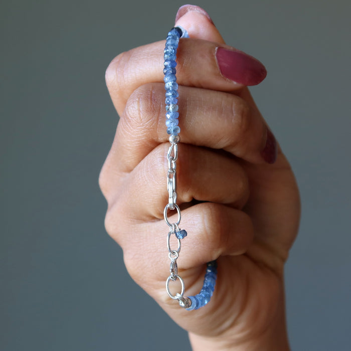 Sapphire Bracelet Supreme Spirit Real Blue Precious Gemstone